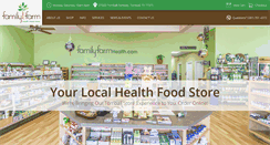 Desktop Screenshot of familyfarmhealth.com